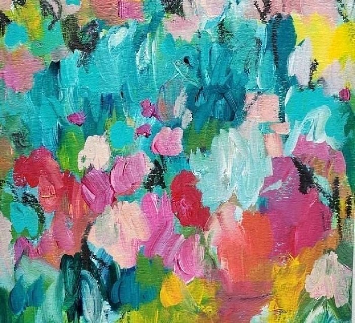 •Flower With Chalk• “Minds are like flowers; they open only when the time is right.”